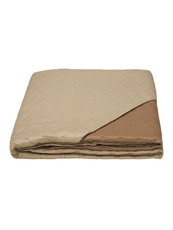 Κουβερλί Fiber Beige - Chocolate